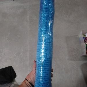 Mesh Ribbon 21" x 30Ft Bright Blue